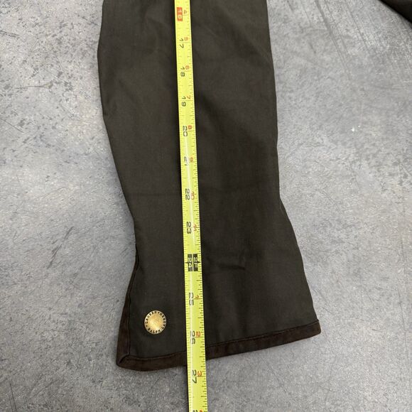 Lauren Ralph Lauren Women’s Olive Green Field Jacket Size M Corduroy Collar - Picture 5 of 16